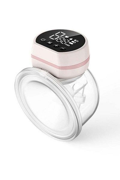 COOYA Wearable Breast Pump, Portable Electric Hands Free Low Noise LED Display with 3 Modes & 5 Levels