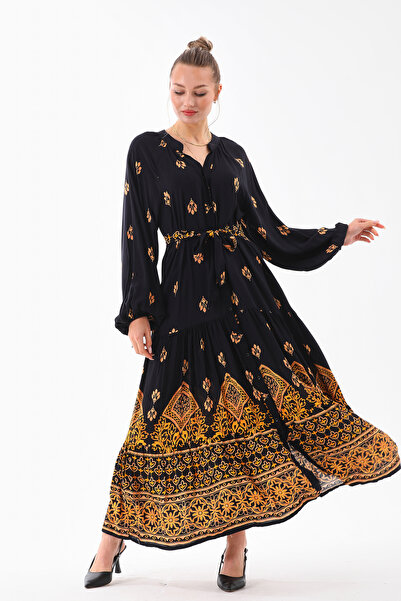 Marvella By Rasha فستان قطني ملون