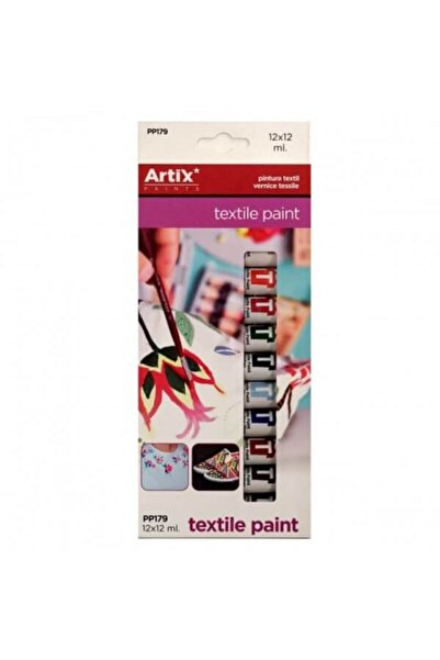 Artix Set 12 culori pentru textile 12 ml