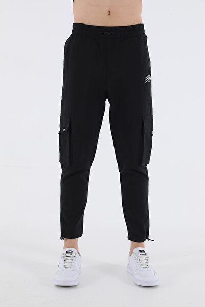 MARATON Regular Men's Skinny Black Sweatpants