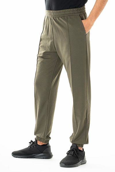 MARATON Oversize Men's Rubber Leg Light Khaki Sweatpants 22417
