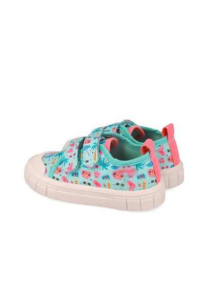Garvalin Garvalin 252383 children's canvas sneakers, turquoise Size: 26