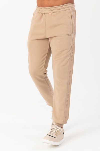 MARATON Regular Men's Ribbed Open Leg Mink Sweatpants 21784