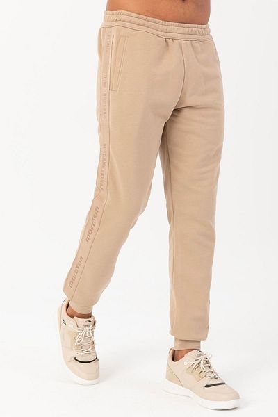 MARATON Regular Men's Ribbed Open Leg Mink Sweatpants 21784