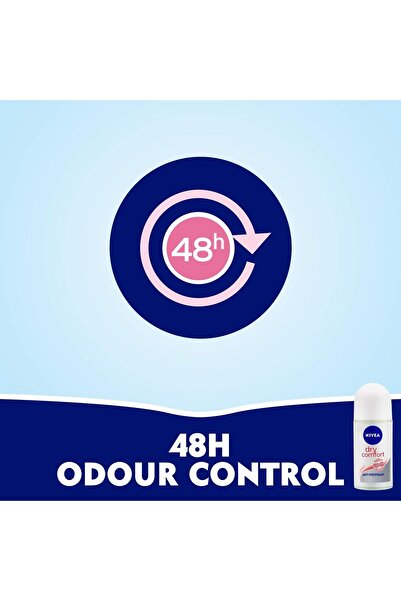 NIVEA نيفيا رول أون للنساء، جاف، 50 مل