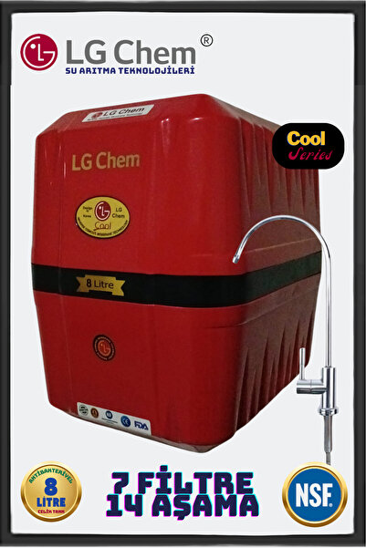 ligth gastro LG Chem COOL SERIES 8 Litre 7 Filtre 14 Aşama Gümüş Iyon-mineral...