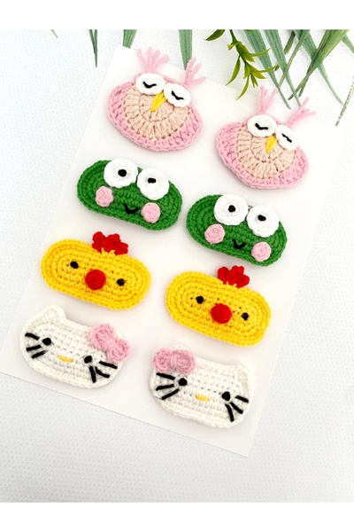 Kadın Girişimciler Atölyesi Set de catarame Cute Friends - Amigurimi 8 piese ...