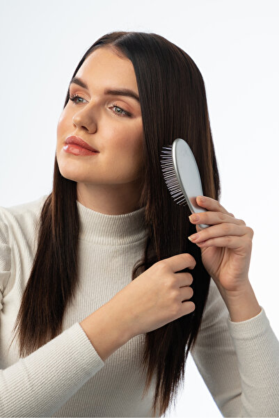 Vepa Perie de păr argintie 511 - Elite Air, mâner din cauciuc, antistatică, echilibru de ulei