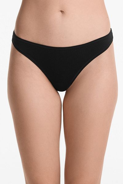 Oysho 5 cotton blend thongs