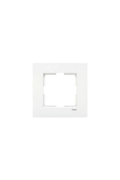 VİKO Karre Recessed White Single Frame