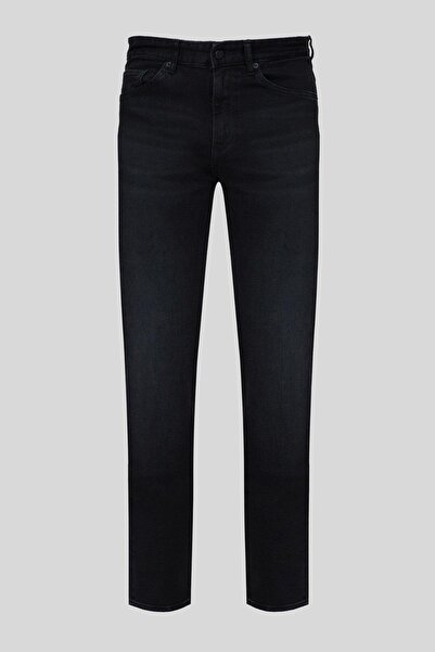 BOSS Porsche Erkek Jean Pantolon Siyah