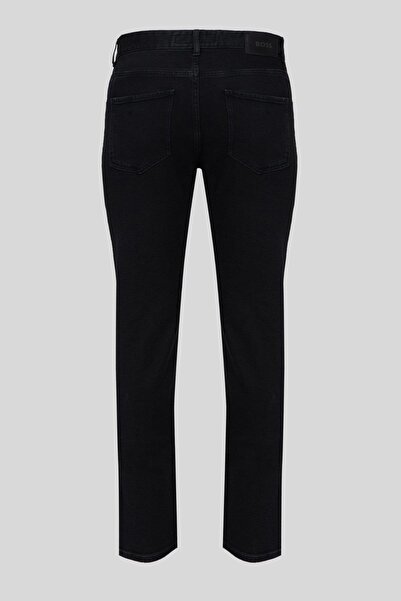 BOSS Porsche Erkek Jean Pantolon Siyah