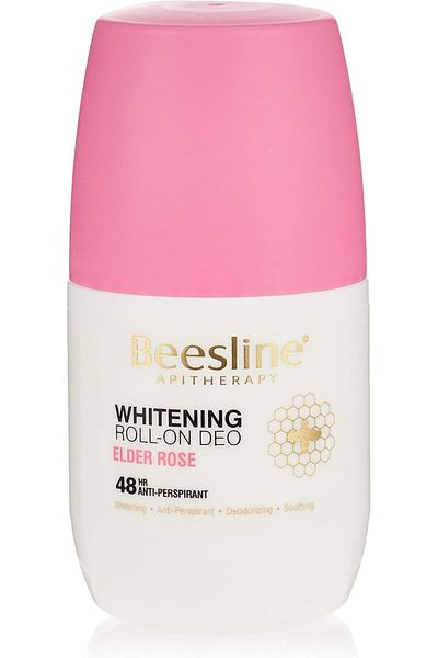 Beesline Deodorant Roll-On Elder Rose Scent Skin Whitening, Unisex, 50 ml