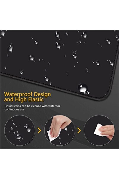 sgeteknoloji لوحة ماوس باللونين الرمادي والأبيض مقاس 60 × 40 سم مع نجوم