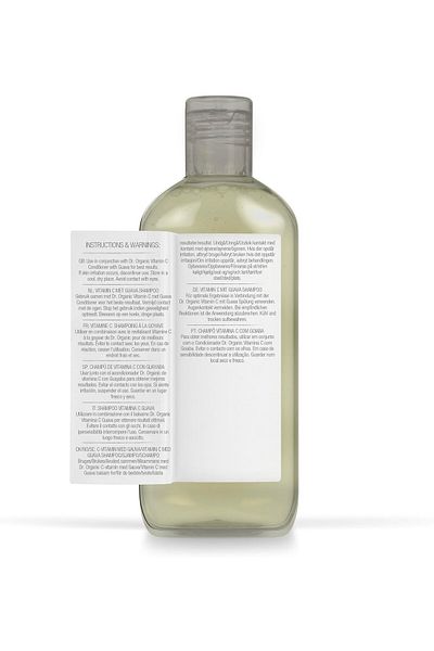 dr.organic Dr Organic Guava Shampoo with Vitamin C, Natural & Vegan Care, 265ml