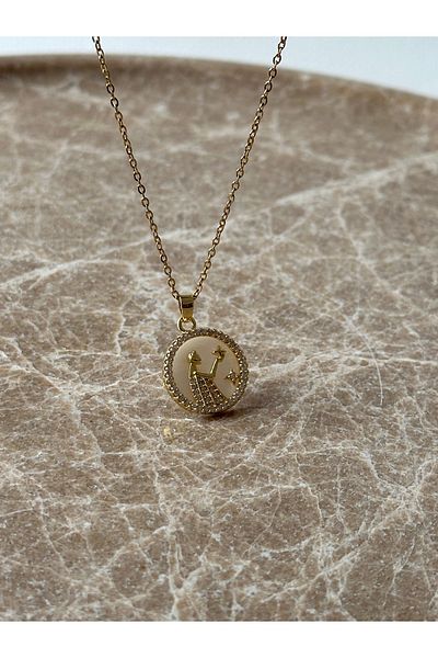 Reorah Collection Virgo Zodiac Sign Steel Necklace