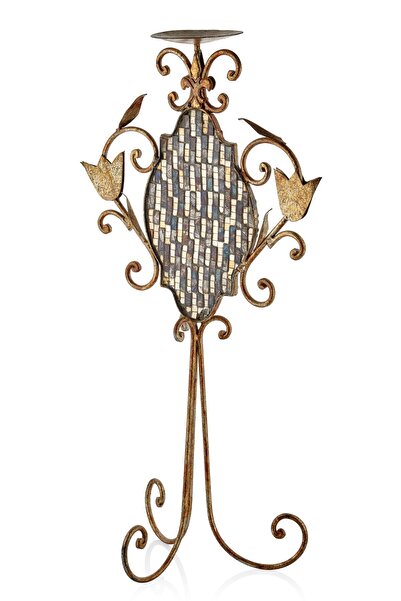 SETABIANCA Seta Mosaic Yer Şamdanı 76 Cm