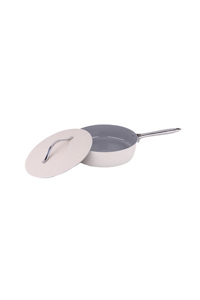 Zilan Zilan ZLN0880 high frying pan with lid made of 5 layers of material, stainless steel handle, 28 cm