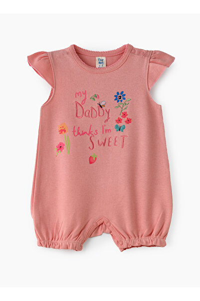 Basicxx Baby Girl Pink "My Daddy Thinks I'm Sweet" Onesie