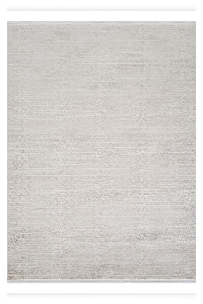 Apex Halı Truva 6631 Krem Akrilik Yumuşak Dokulu Sık Dokuma Düz Sade Desenli ...