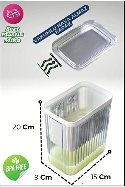 Hayveys Yogurt Storage Container with Yogurt Filter Strainer Vacuum Lid