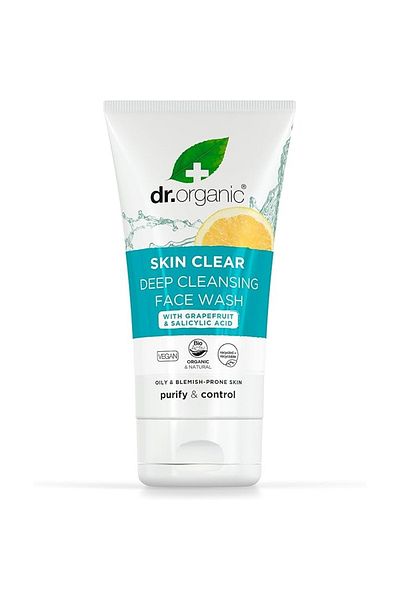 Dr. Organic Dr.Organic 5 in 1 Skin Clear Organic Tea Tree Deep Pore Cleansing Face Wash, 125ml