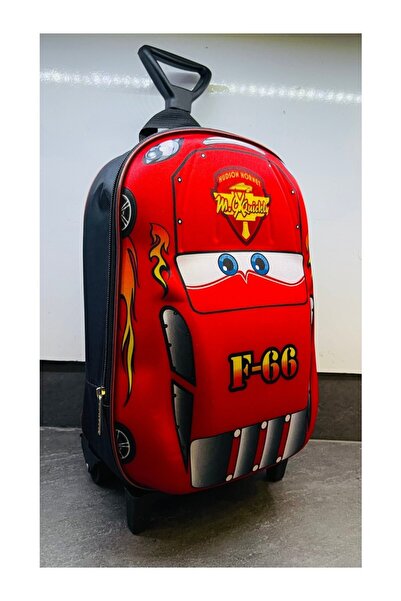 ergül çanta Kindergarten Rickshaw Children Backpack 3-6 Years 5d Shell F66 Car