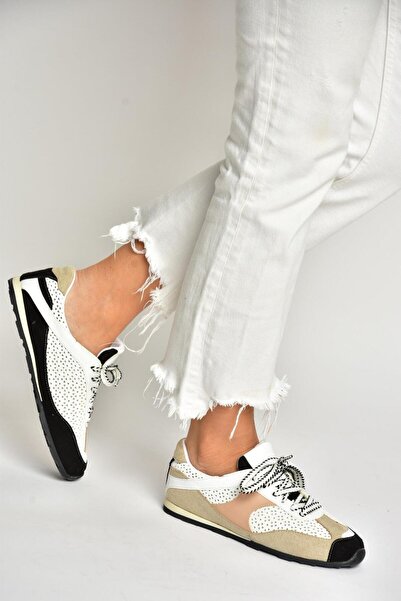 Fox Shoes U973657309 Біло-чорні спортивні кросівки