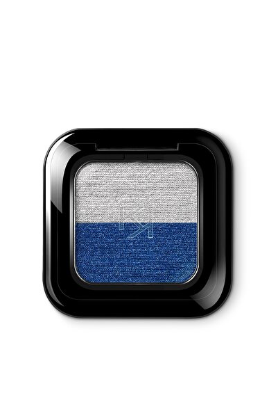 Kiko GÖZ FARI - NEW BRIGHT DUO EYESHADOW - 17 Silver / Eletric Blue