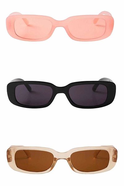 ModaLucci Unisex 3-Piece Deal Sunglasses