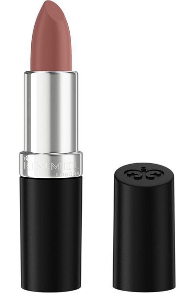 Rimmel Rimmel Lasting Finish Satin Lipstick 320 Silky Beige Moisturizing Satin Finish Vegan Formula 4g