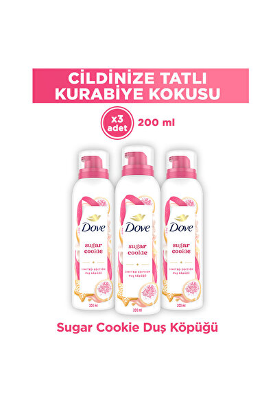 Dove Sugar Cookie Duş Köpüğü 200 ml x3
