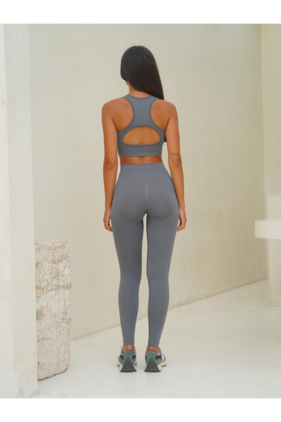 MAI STUDIOS CO. Спортивний бюстгальтер з підтримкою Surya Антрацит