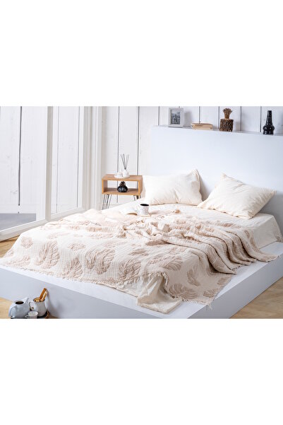 Nuşa بطانية مزدوجة من نسيج القطن الموسلين قابلة للتنفس