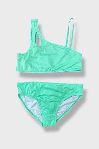 Nilmay mayo Girl's Window Detailed Bikini Set