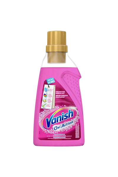 Vanish SOLUȚIE GEL PATE PATE 750ML OXI ACTION ROZ