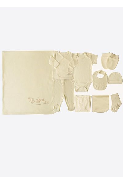 kitikate Organic New Basic 10-Piece Hospital Exit Natural Set