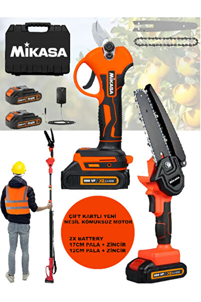 Mikasa Tools Japon 999 VF Grand Wagoneer 4x4 Çift Akülü  Set Ağaç Dal Kesme V...