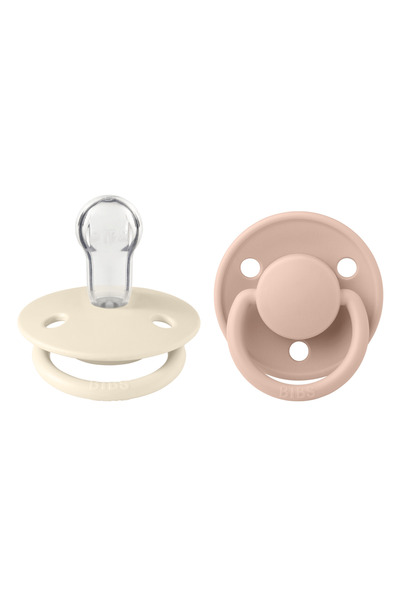 Bibs Σετ 2 τεμαχίων De Lux θηλών σιλικόνης, στρογγυλή θηλή, καθολικό μέγεθος,...
