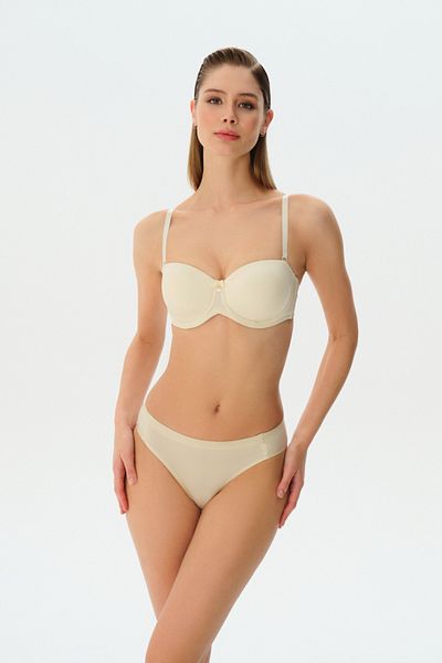 SUWEN Σουτιέν Linda Plus Size Μη υποστηριζόμενο στράπλες