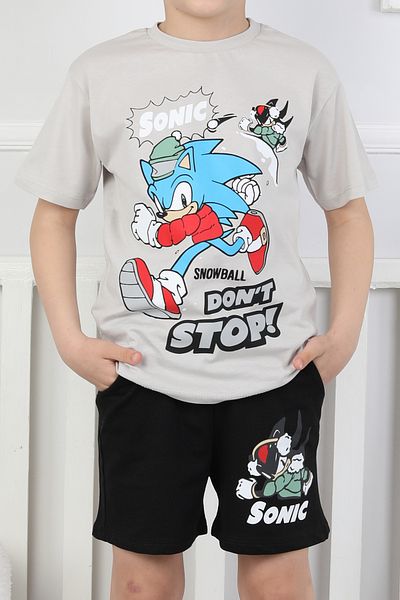 NEWKİDS 3-10 Years Old Boy's Suit with Character Printed Shorts