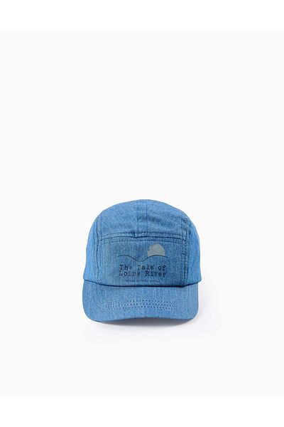 Ziddy Light Denim Cap for Baby Boys 'Loire', Blue
