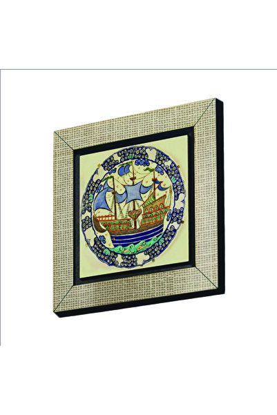 Generic Brand Magnet MDF imprimat cu navă 7X7