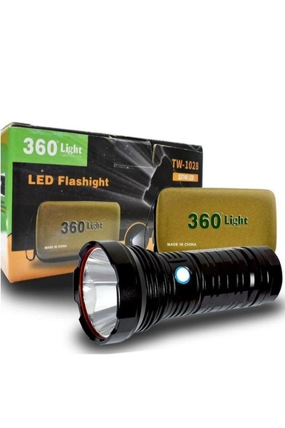 Primo Plus مصباح يدوي قابل لإعادة الشحن، أقوى مصباح ليد، فائق السطوع ومقاوم للماء، مع 5 أوضاع إضاءة