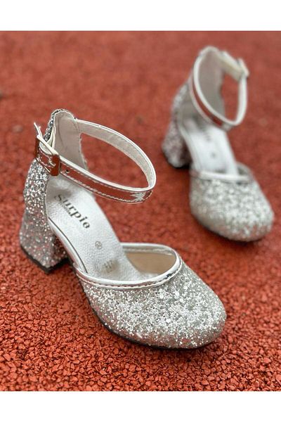 Surpie Shoes Pantofi cu toc pentru copii, pantofi cu toc mic pentru copii