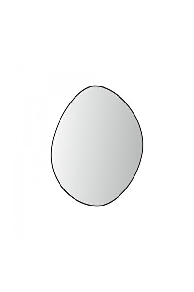 BM GİFT DESİGN Oglindă de perete, decorativă, formă atipică, ramă neagră, 40x...