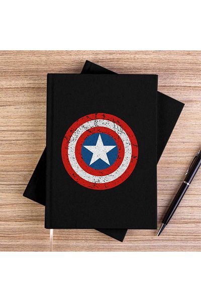 Z zepplin Caietul din pânză neagră Captain America Sheild