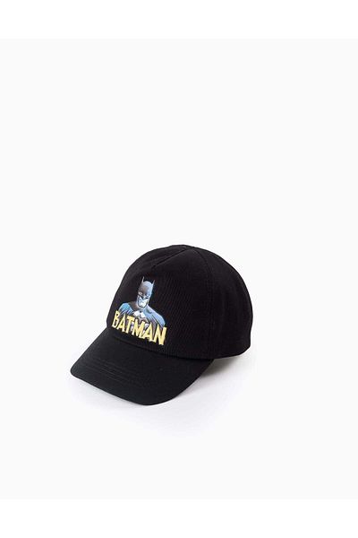 Ziddy Twill Cap for Boys 'Batman', Black