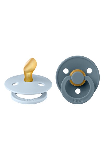 Bibs Colour Ikili Anatomik Kauçuk Emzik- Baby Blue/petrol 0-6 Ay