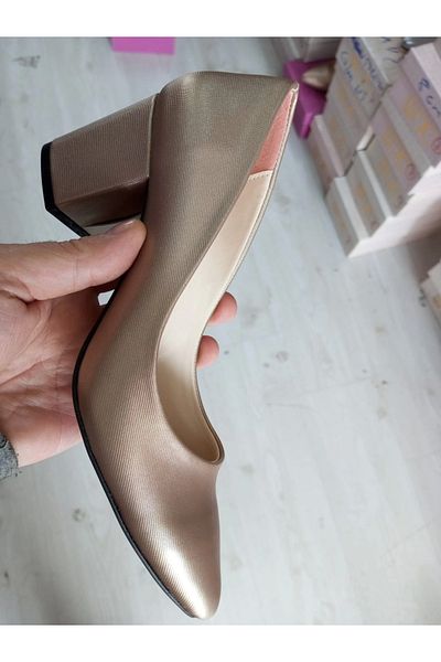 GULT pantofi de damă cu toc gros de 5 cm
